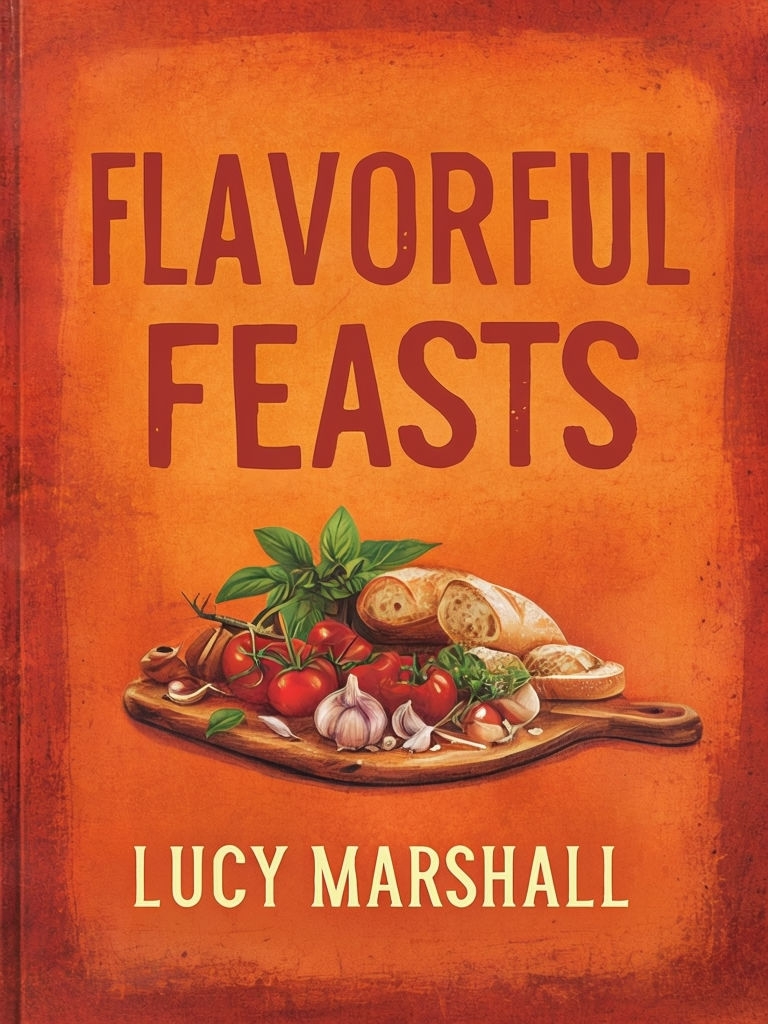 Cozy Rustic Flavorful Feasts Cookbook EBook Cover
