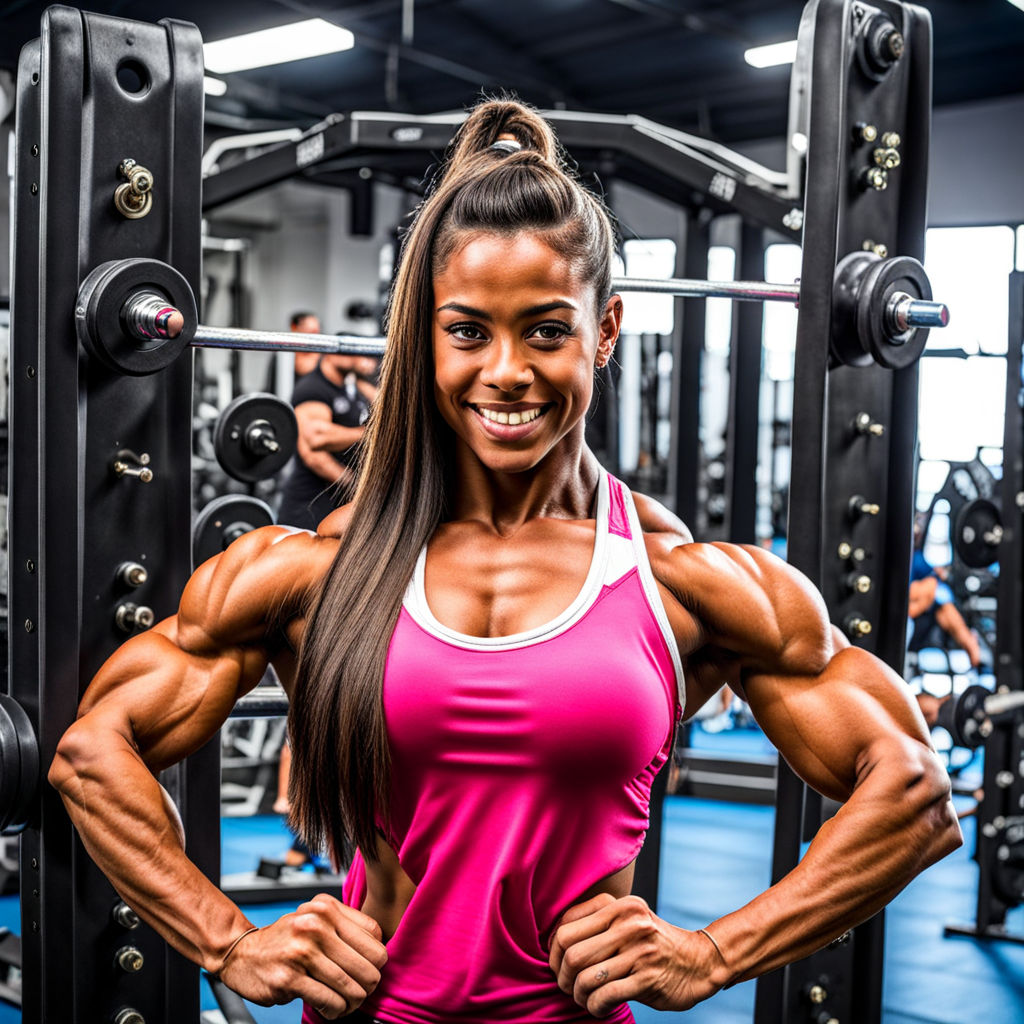 A hyper muscular 14 year old Brazilian female bodybuilder by Shaylin ...