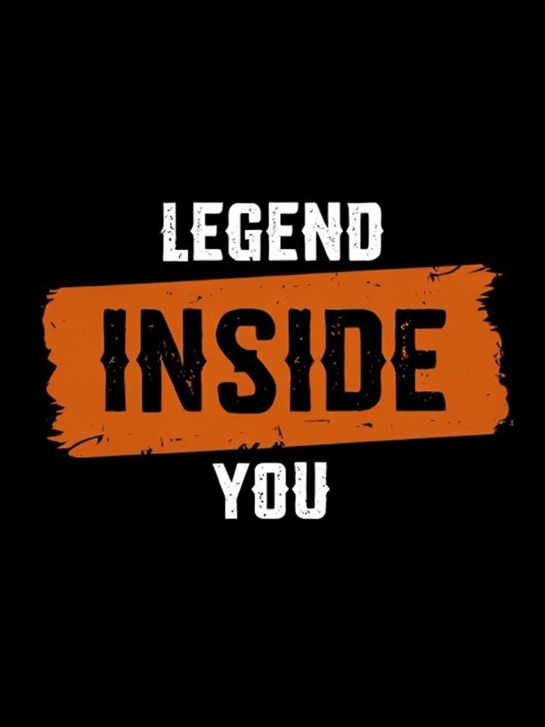 Legend Inside You Motivational Graphic T-Shirt