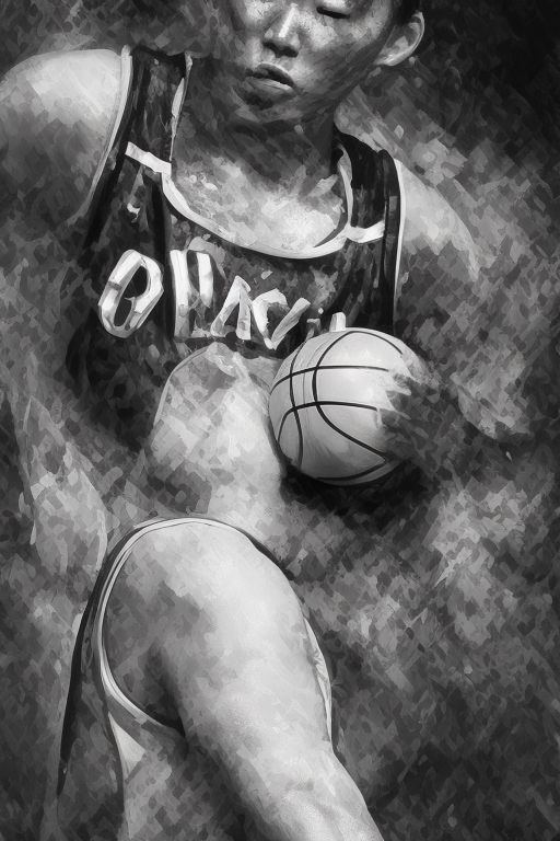 Chinese basketball player. thick eyebrows Photos with a litt... by JAY