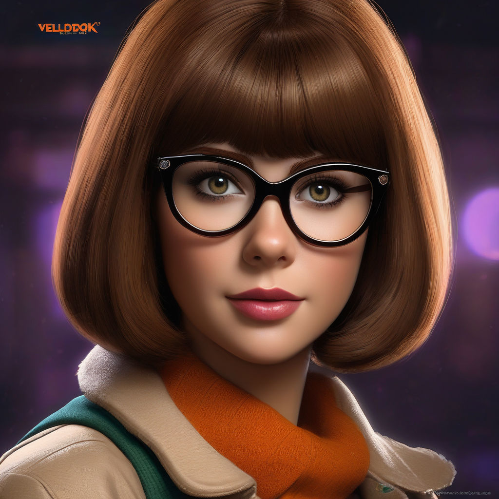 super sexy Velma cosplay