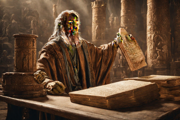 name the place where prophet moses received 10 commandments from the god