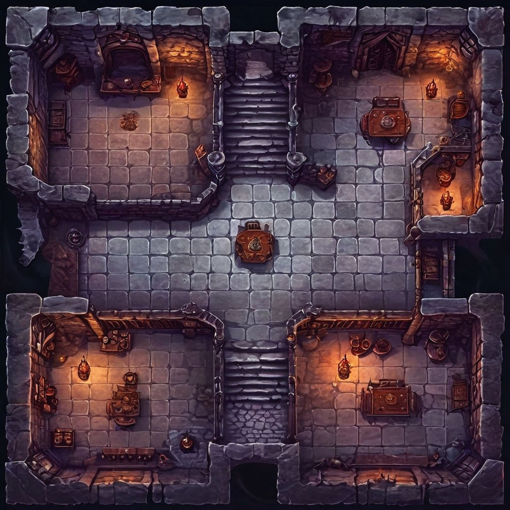 Dnd 5e dungeon map by Alpay Recai Orta - Playground