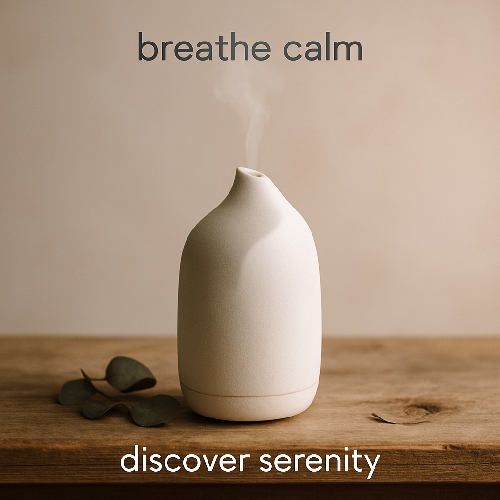 Minimalist Aromatherapy Diffuser with Eucalyptus Leaves Ads