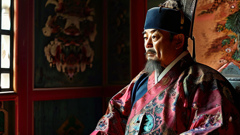 Portrait of King Seonjo of the Joseon Dynasty by Atata Atsui - Playground