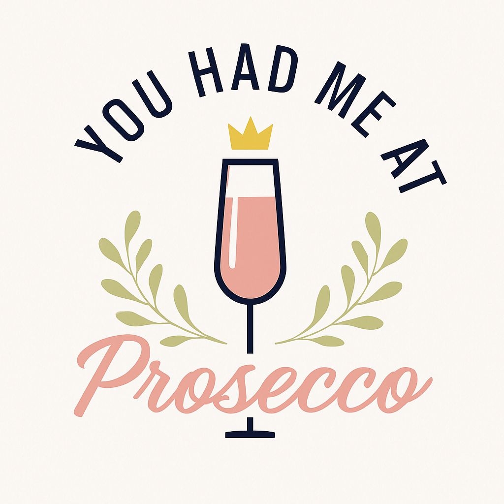 Playful You Had Me At Prosecco Champagne Flute Sticker