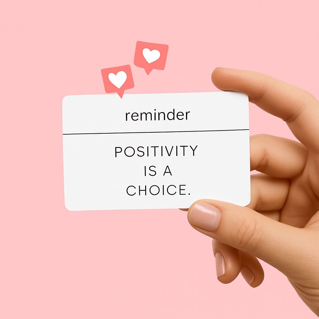 Positive Reminder Card with Motivational Quote Illustration Social Media Post