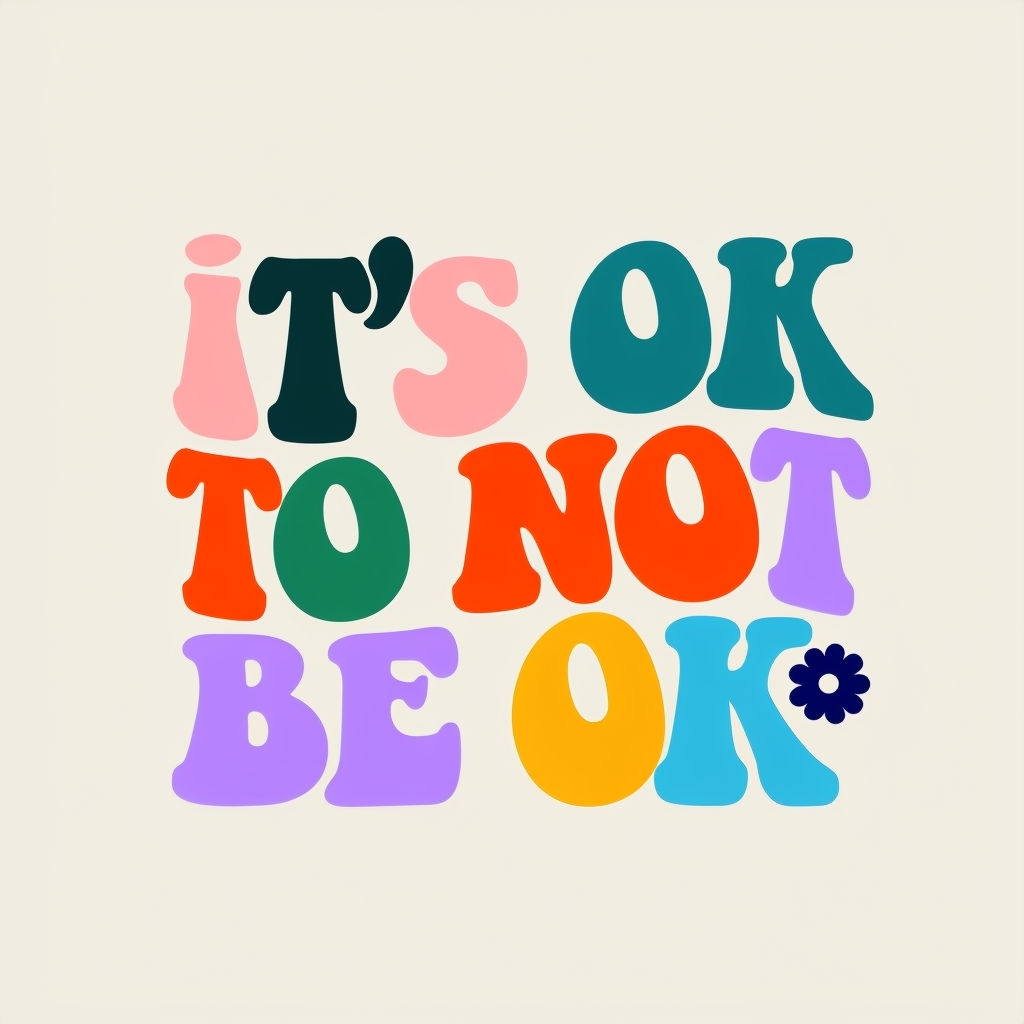 It's Ok to Not Be Ok Motivational Quote Mug