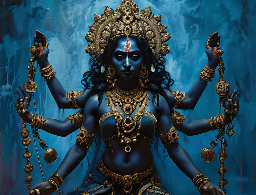 Goddess Kali by yugansh dhir - Playground