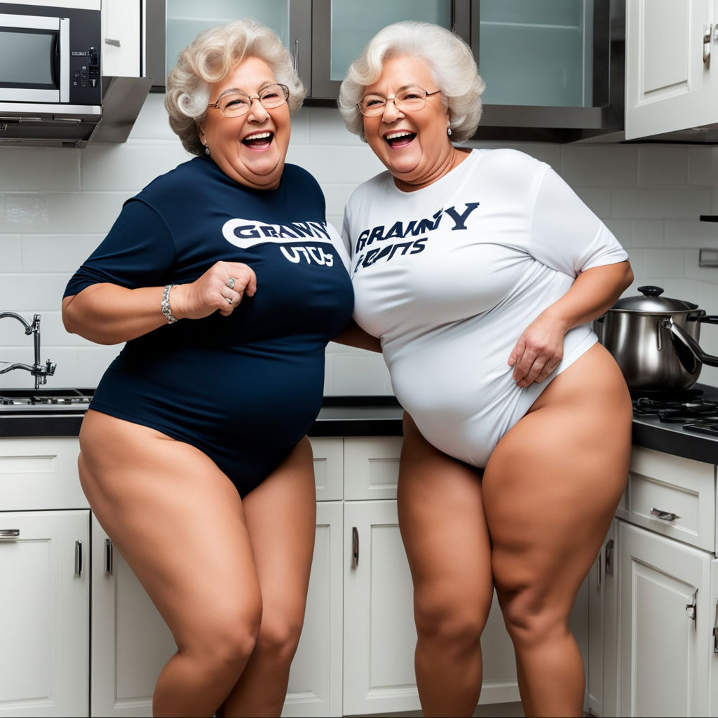 obese fat excited happy busty 70 year old Latino grannies