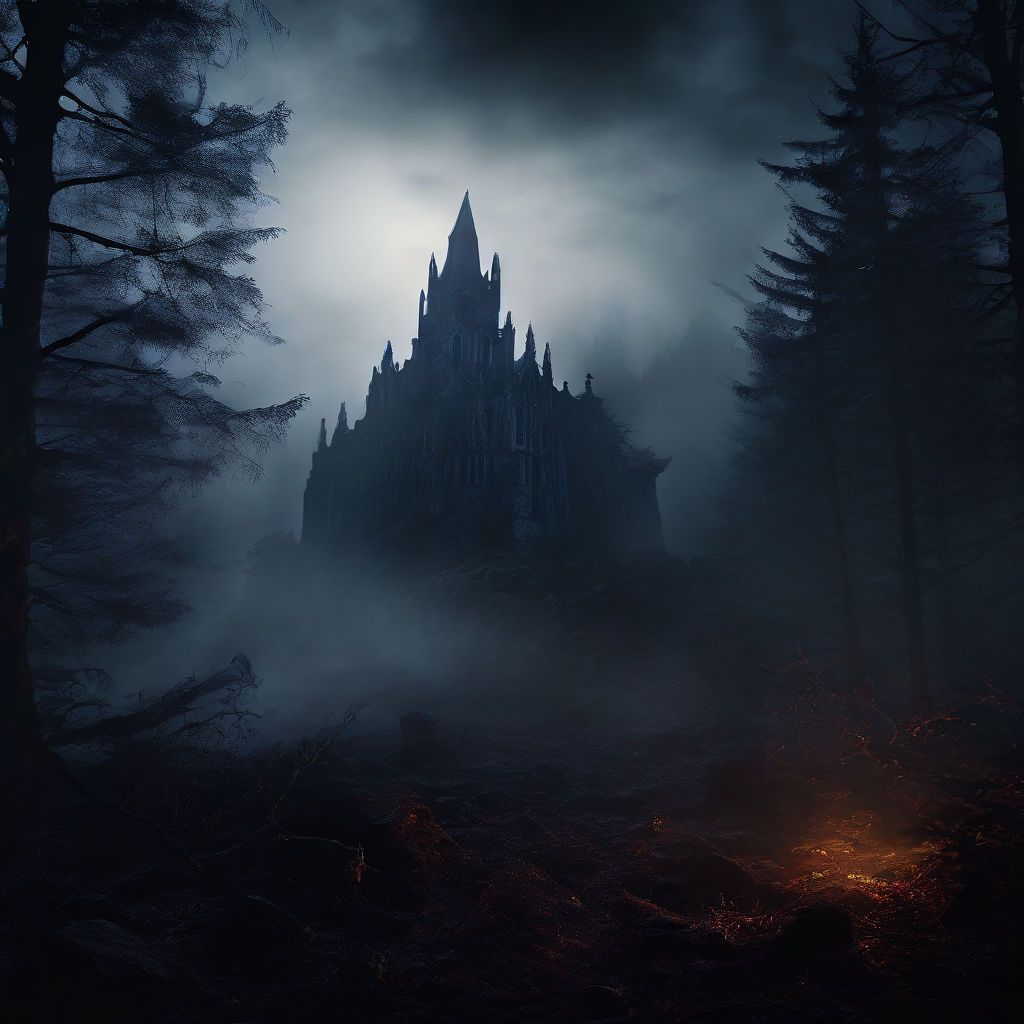 Create a dark and mystical concept image for the K-pop boy g... by ...