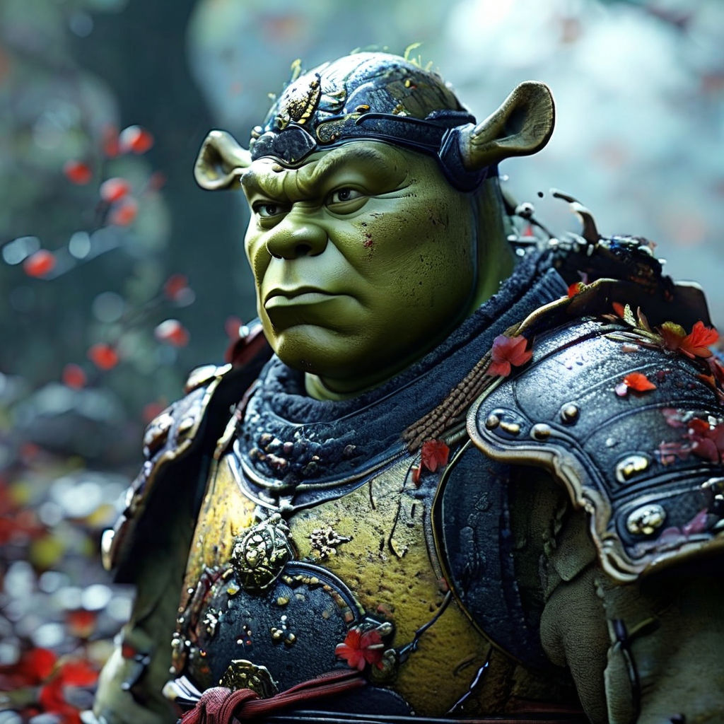 Shrek samurai by Ivan Korobkin - Playground