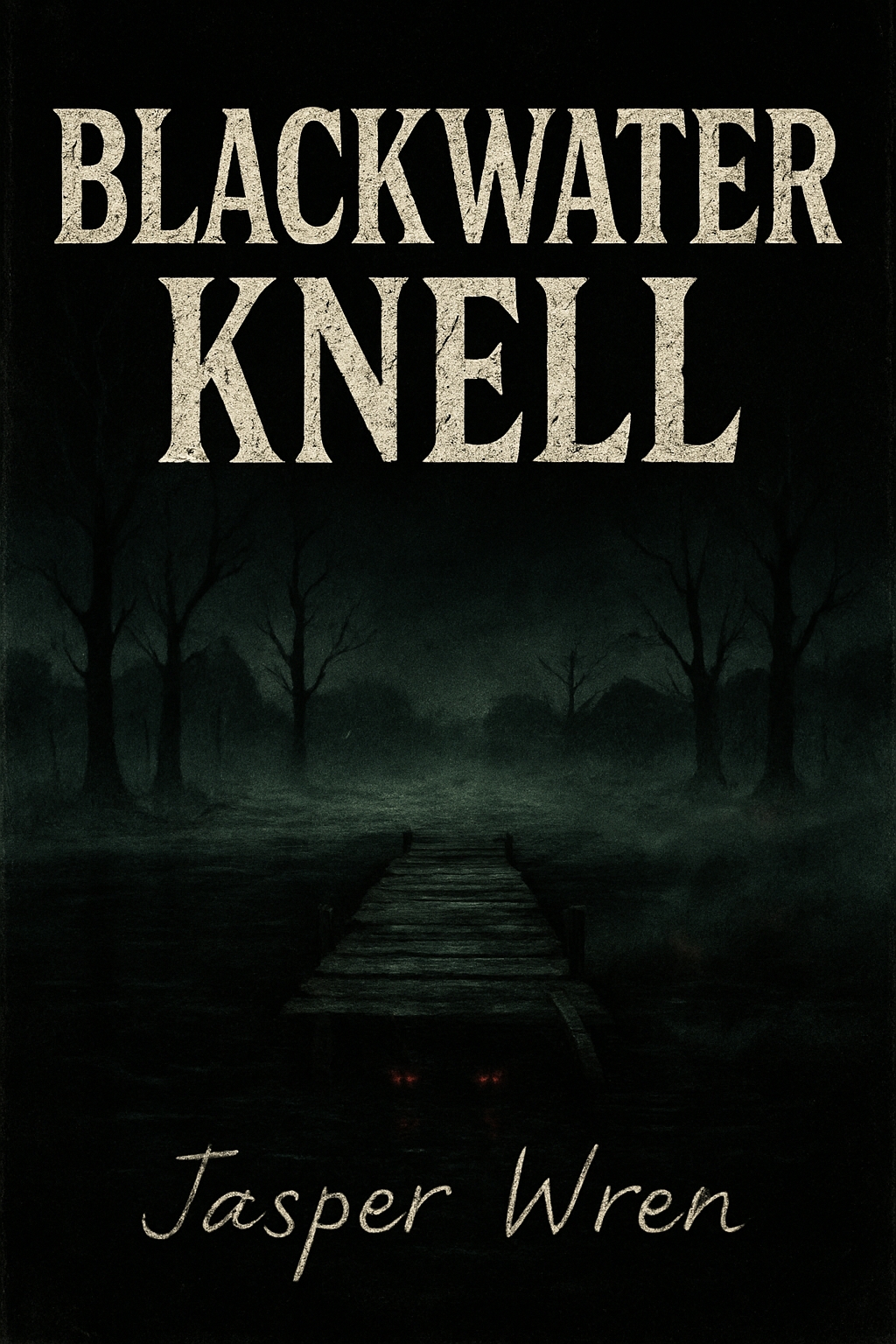 Dark Eerie Blackwater Knell Book Cover Design by Jasper Wren EBook Cover