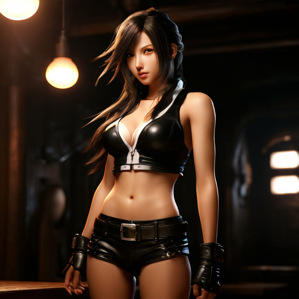 Tifa lockheart breasts out