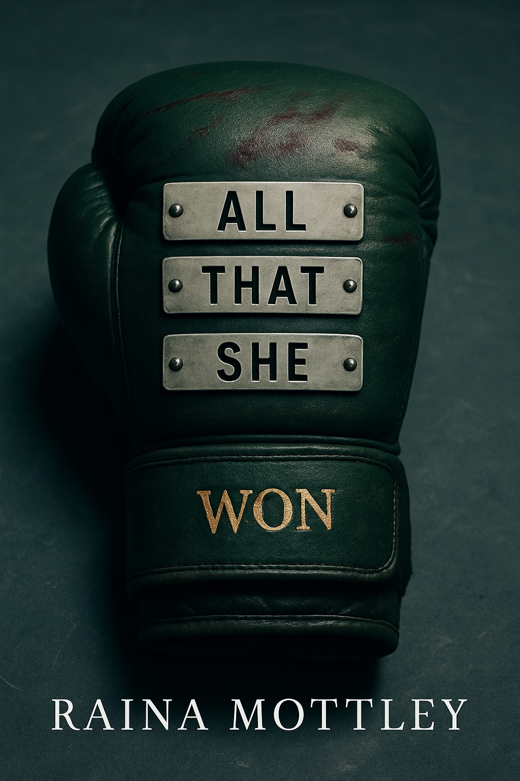 Empowering Dark Green Boxing Glove EBook Cover Design