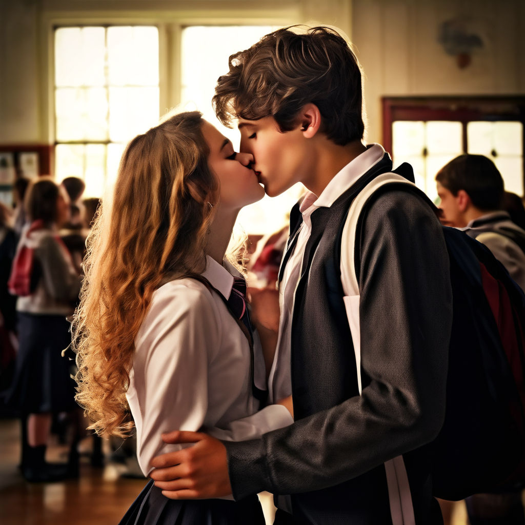 Ellie William 14yo romantic kissing to joel