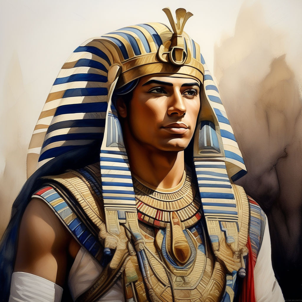 The Pharaoh of the ancient egypt by Vilém Jančuš - Playground