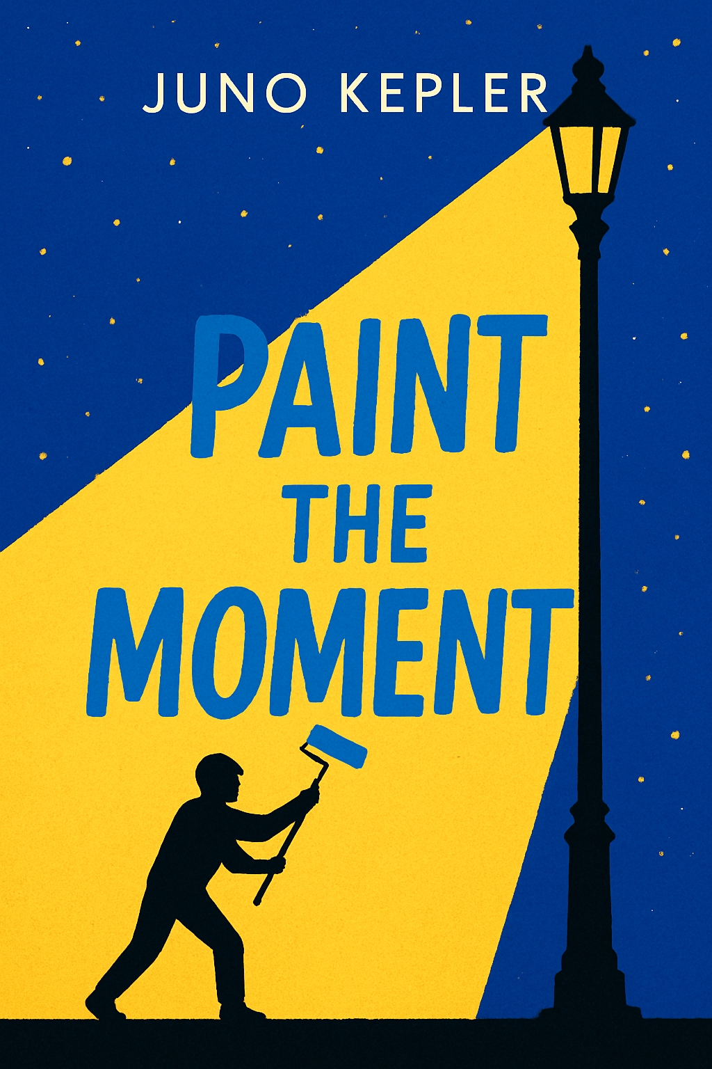 Paint the Moment Minimalist Book Cover Design with Stars EBook Cover