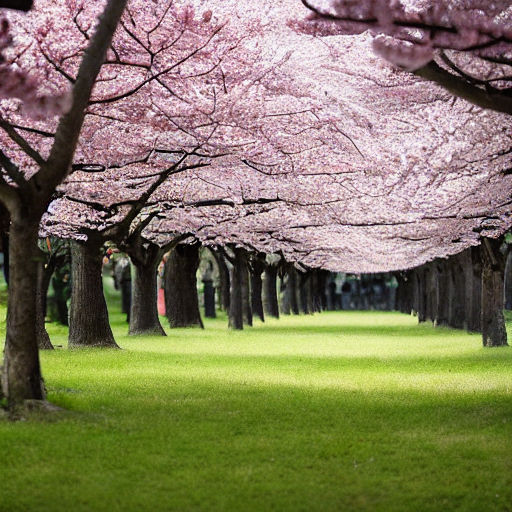 Cherry blossom trees by Goretti Aguiar - Playground