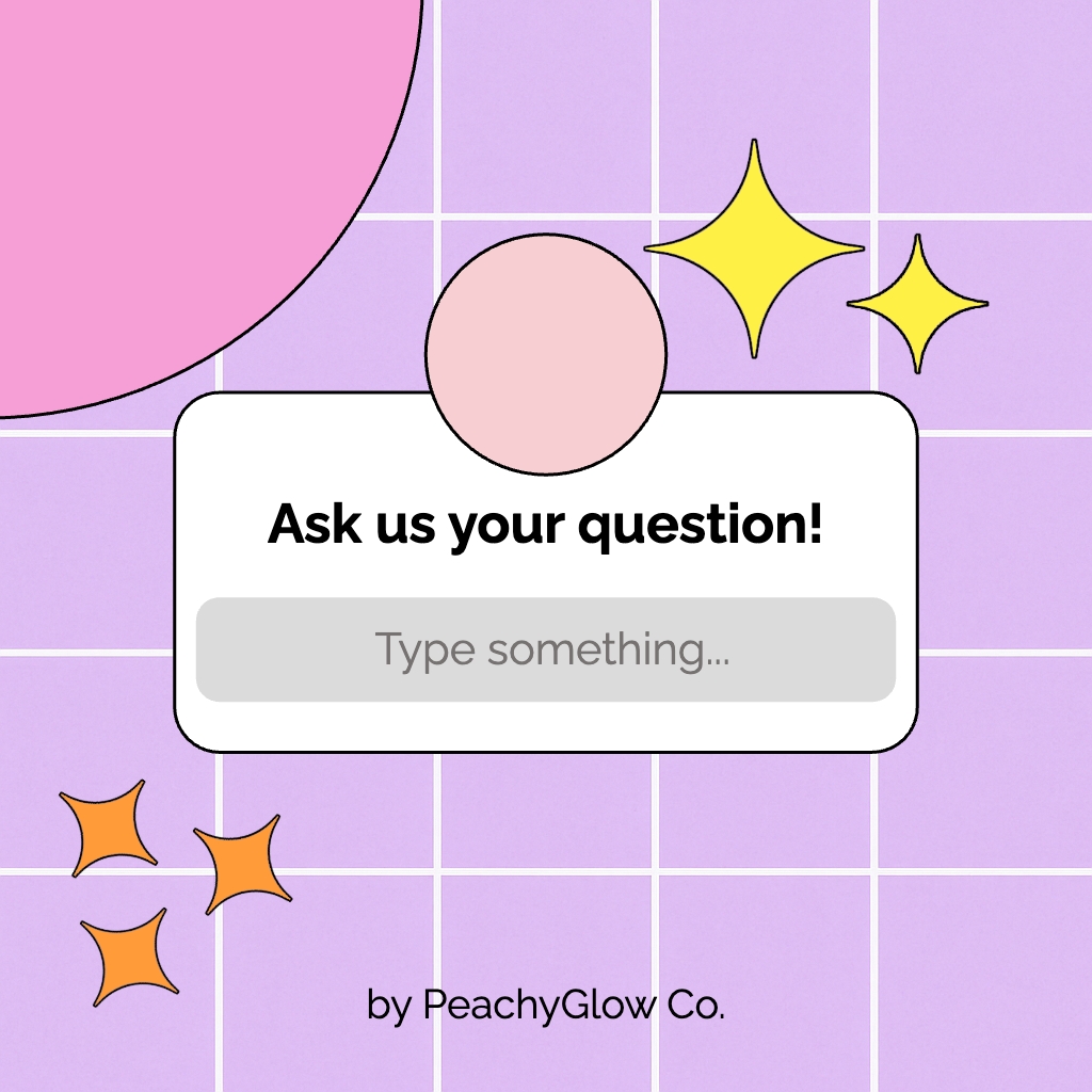 Playful Modern Ask Us Your Question Graphic Design Post for Instagram Posts