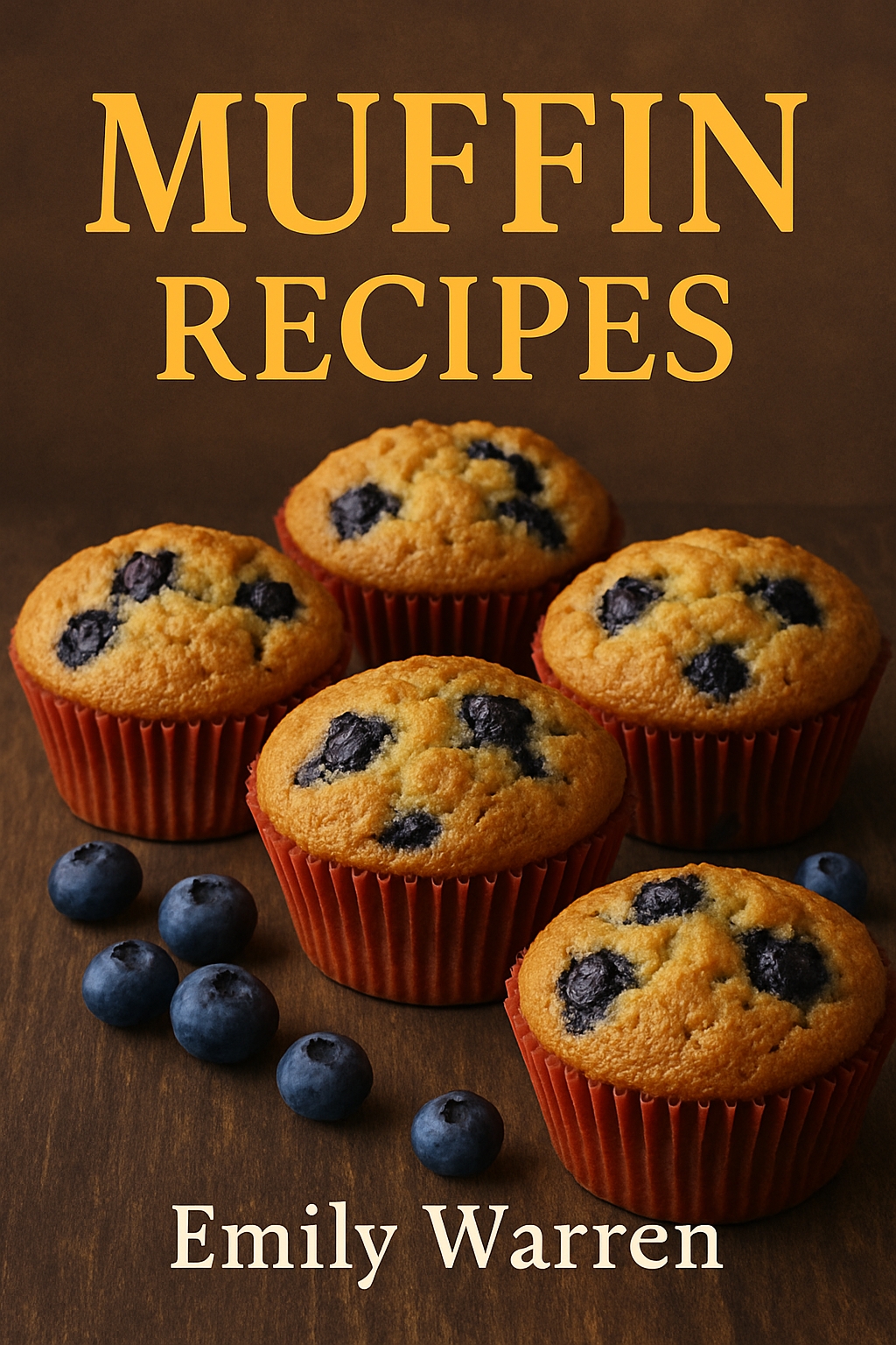 Delicious Muffin Recipes Cookbook Cover Design by Emily Warren EBook Cover