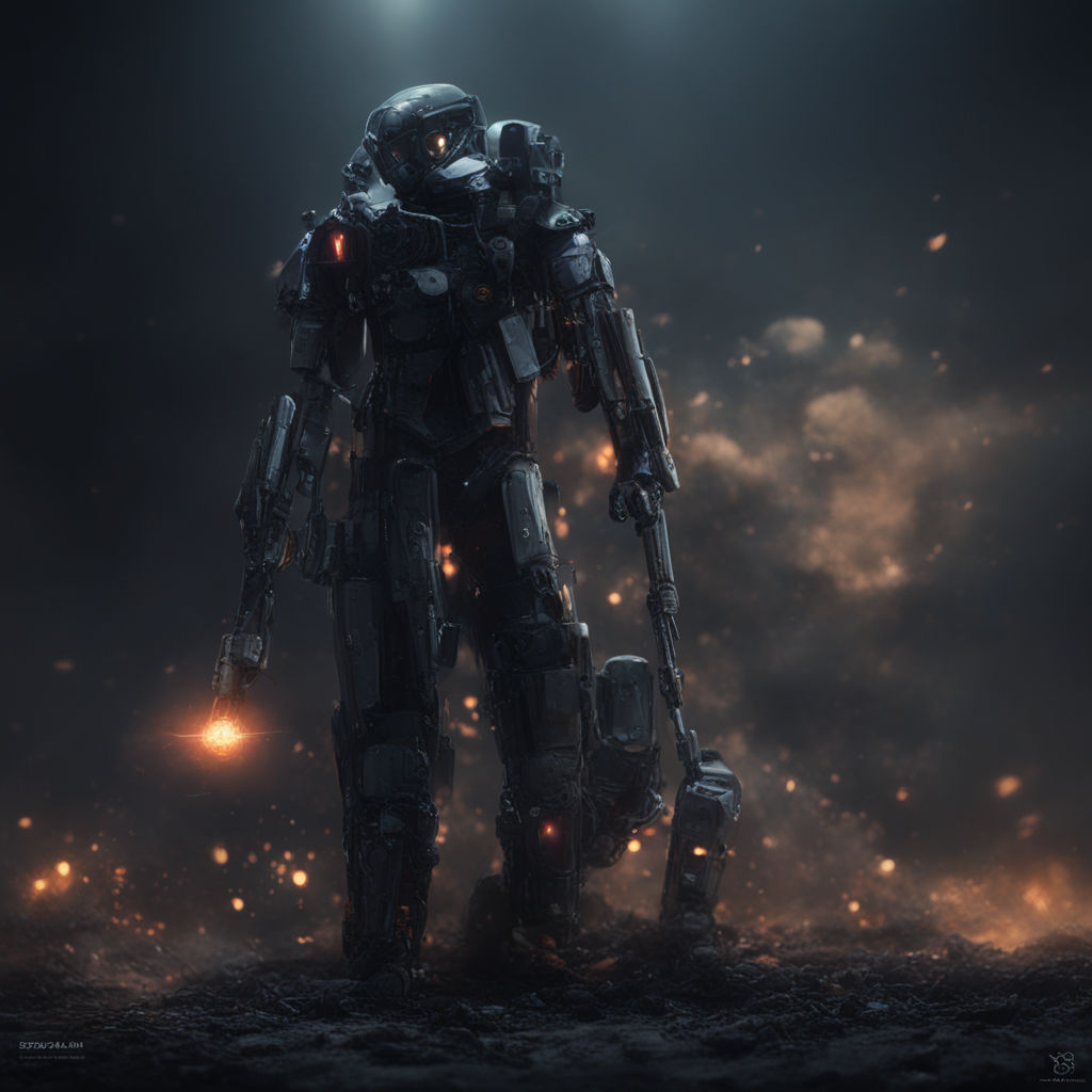 Full body exosuit with armor halo by anti - Playground