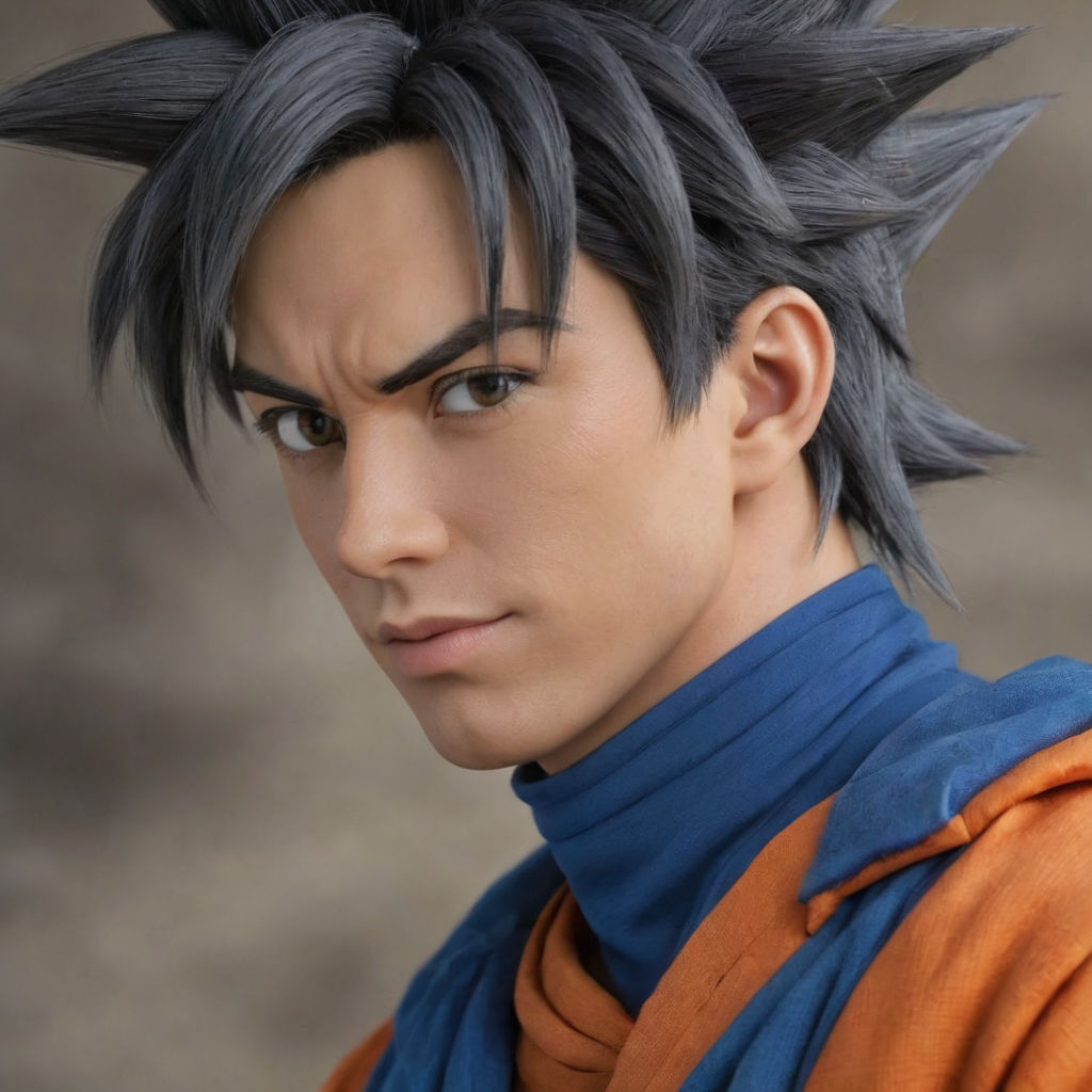Make a pic of goku but with normal cloths by Adrian Navas - Playground