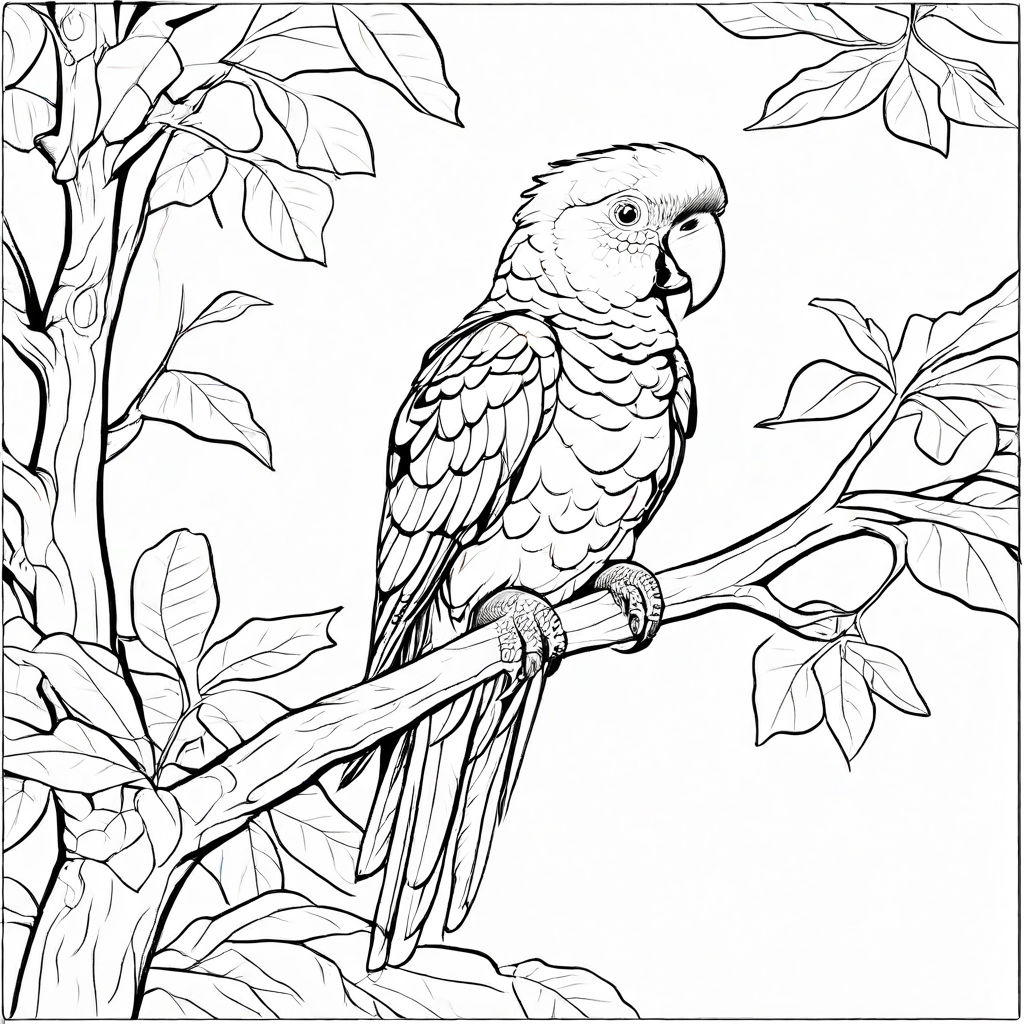 A coloring book page by Lys Pistilli - Playground