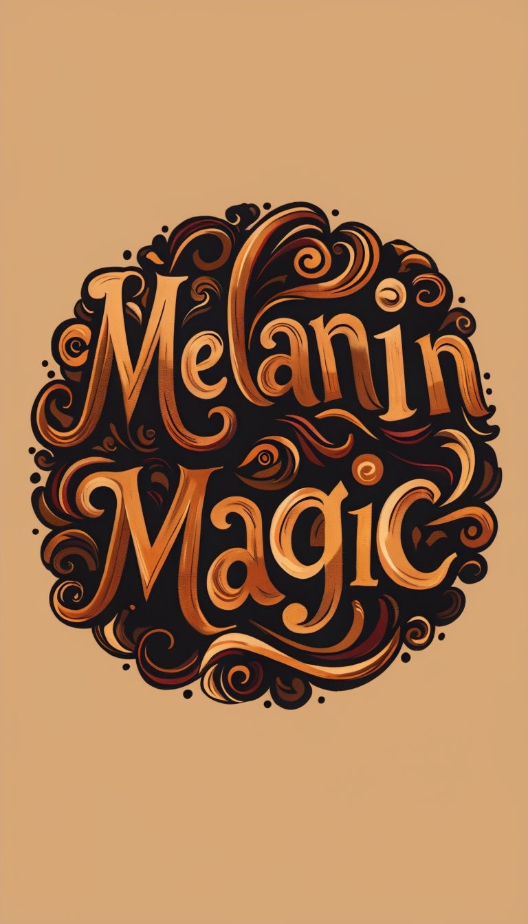 Melanin Magic Bold Graphic Circular T-Shirt