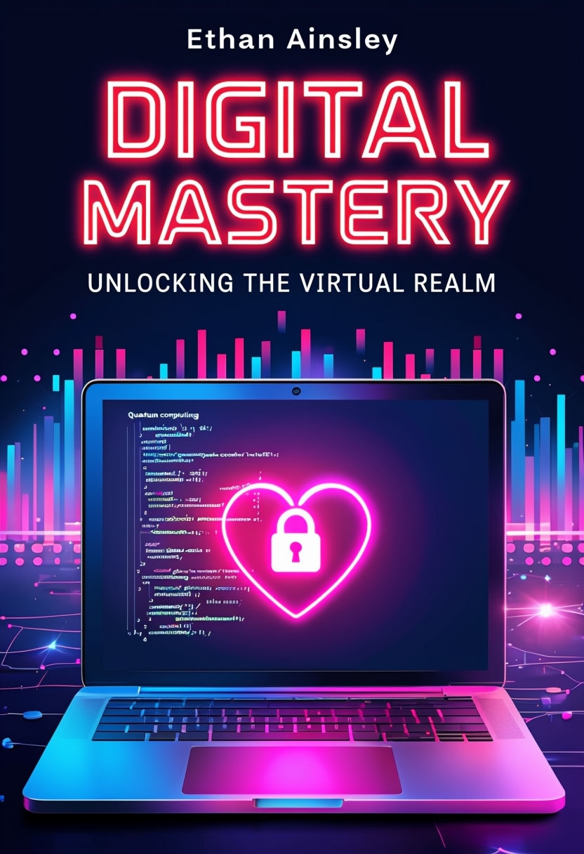 Modern Neon Digital Mastery EBook Cover Design