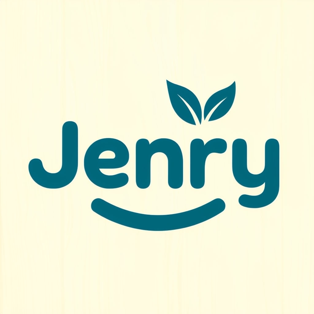 Clean and Professional Jenry Logo Design for Eco-Friendly Brand Logo