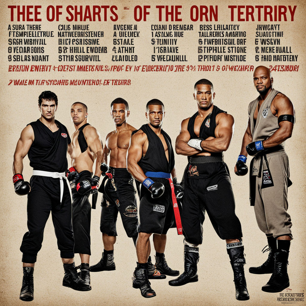 A simple chart of 5 fighters with their own territory by Austin Fegley ...