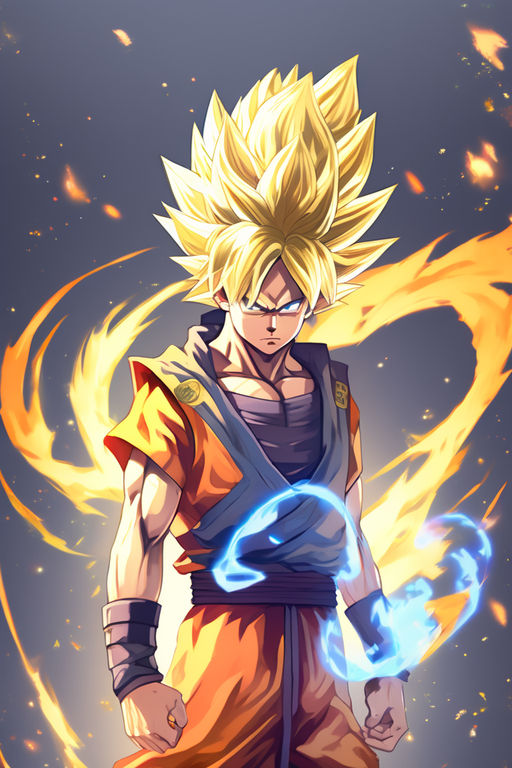 Goku combined with Sasuke in one character by 神经研究所会员 - Playground