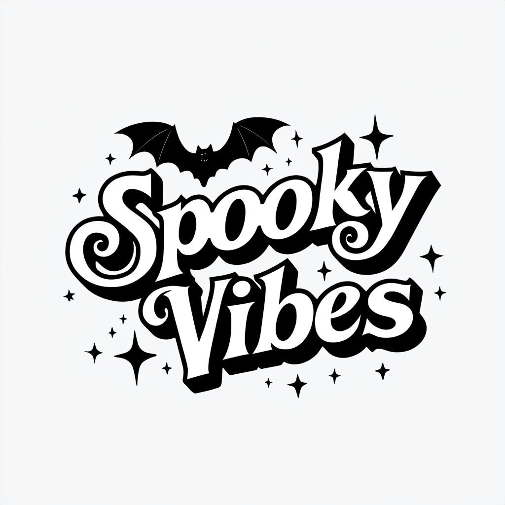 Spooky Vibes Vintage Halloween Graphic T-Shirt