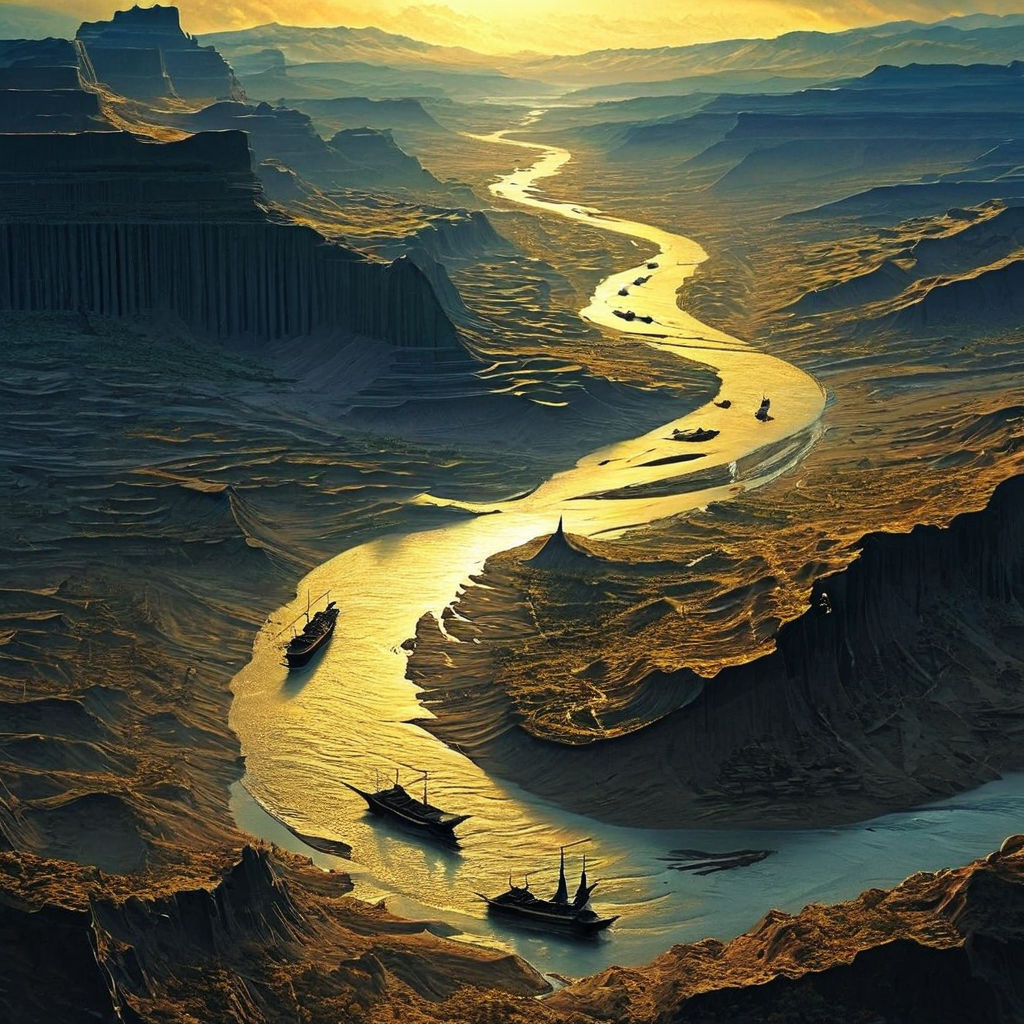 Map of the Yellow River Basin by Tao Z. Playground