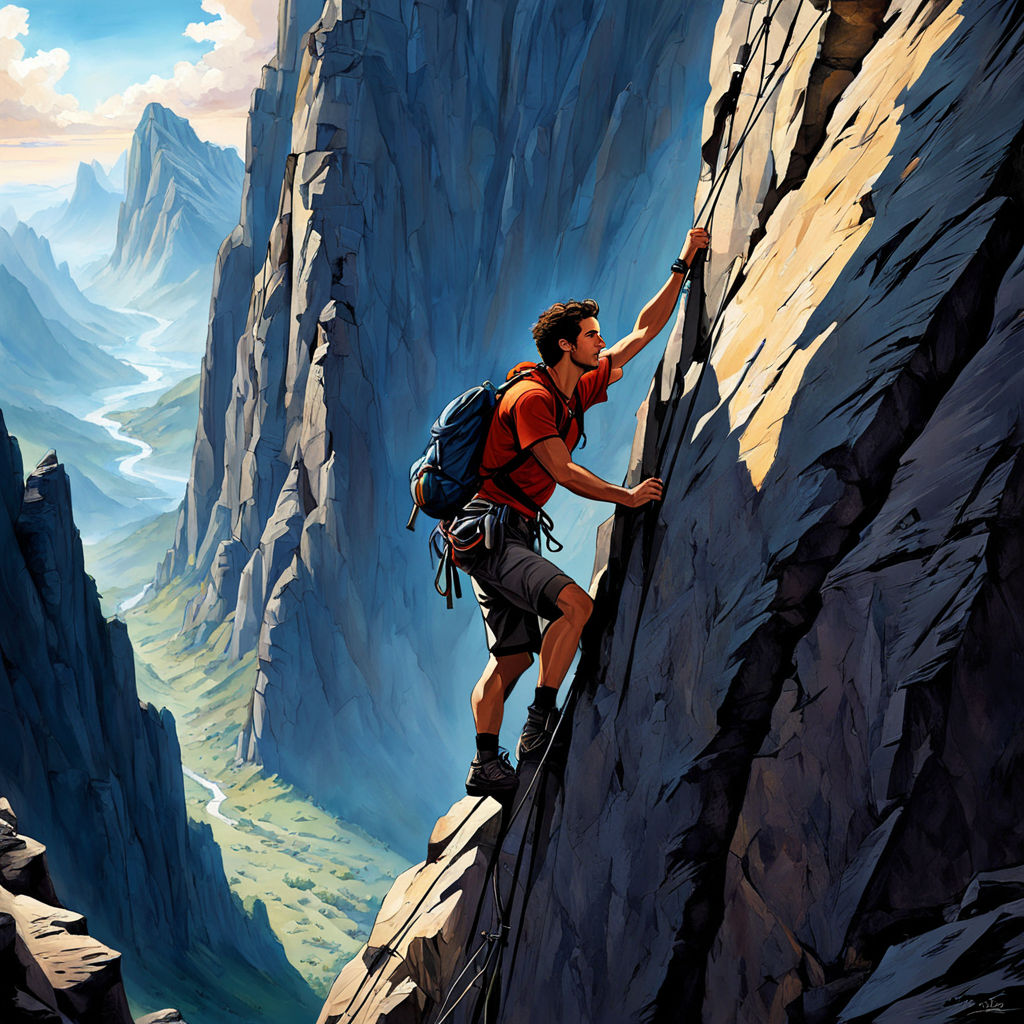 Partway up a steep by GasmZi1 GasmZi1 - Playground
