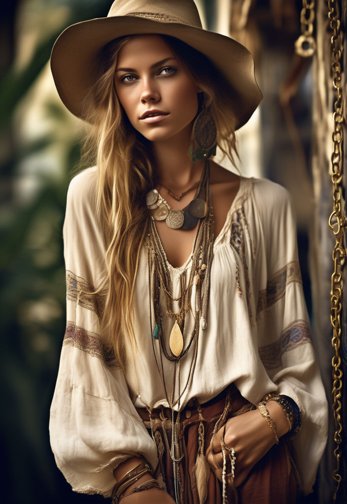 Bohemian chic style clothing best sale