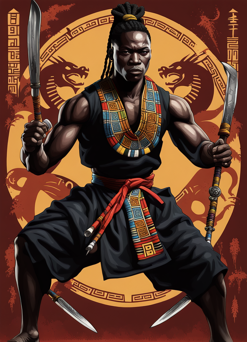 Ghanaian Kungfu masters (MORTAL KOMBAT:1.1) by Chestnut - Playground