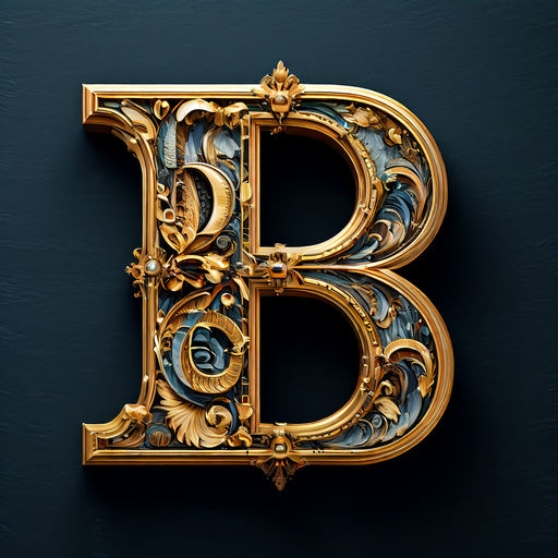 Letter B in serif font by Diya Rabikisoon - Playground