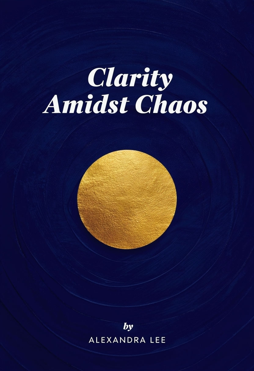 Clarity Amidst Chaos Minimalist EBook Cover Design