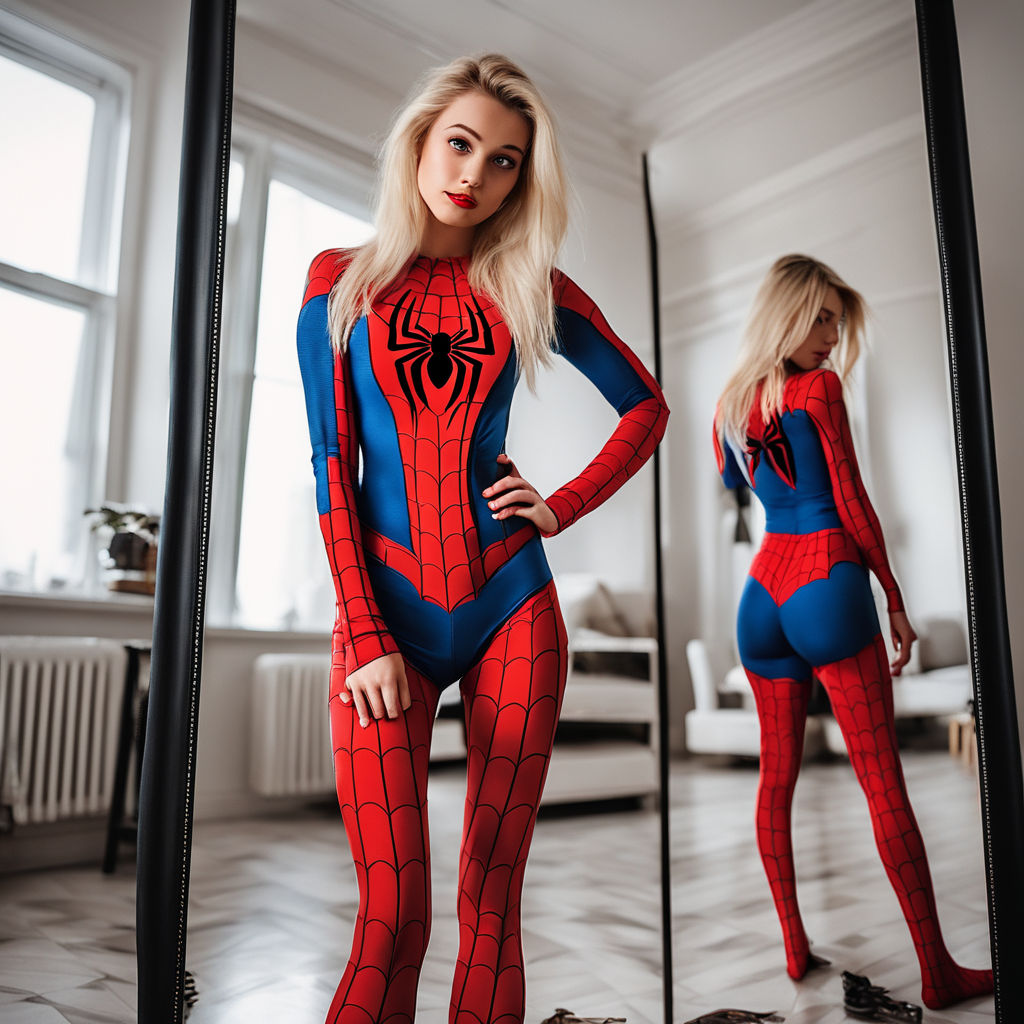 Woman in Spider Costume 🕷️🕸️