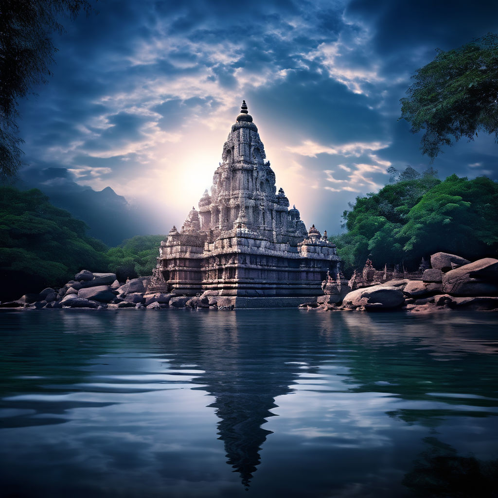 Iconic temples dedicated to Shiva and Parvati nestled in the... by ...