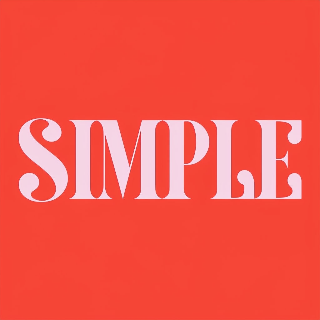 Modern Minimalist Simple Typography Logo Design
