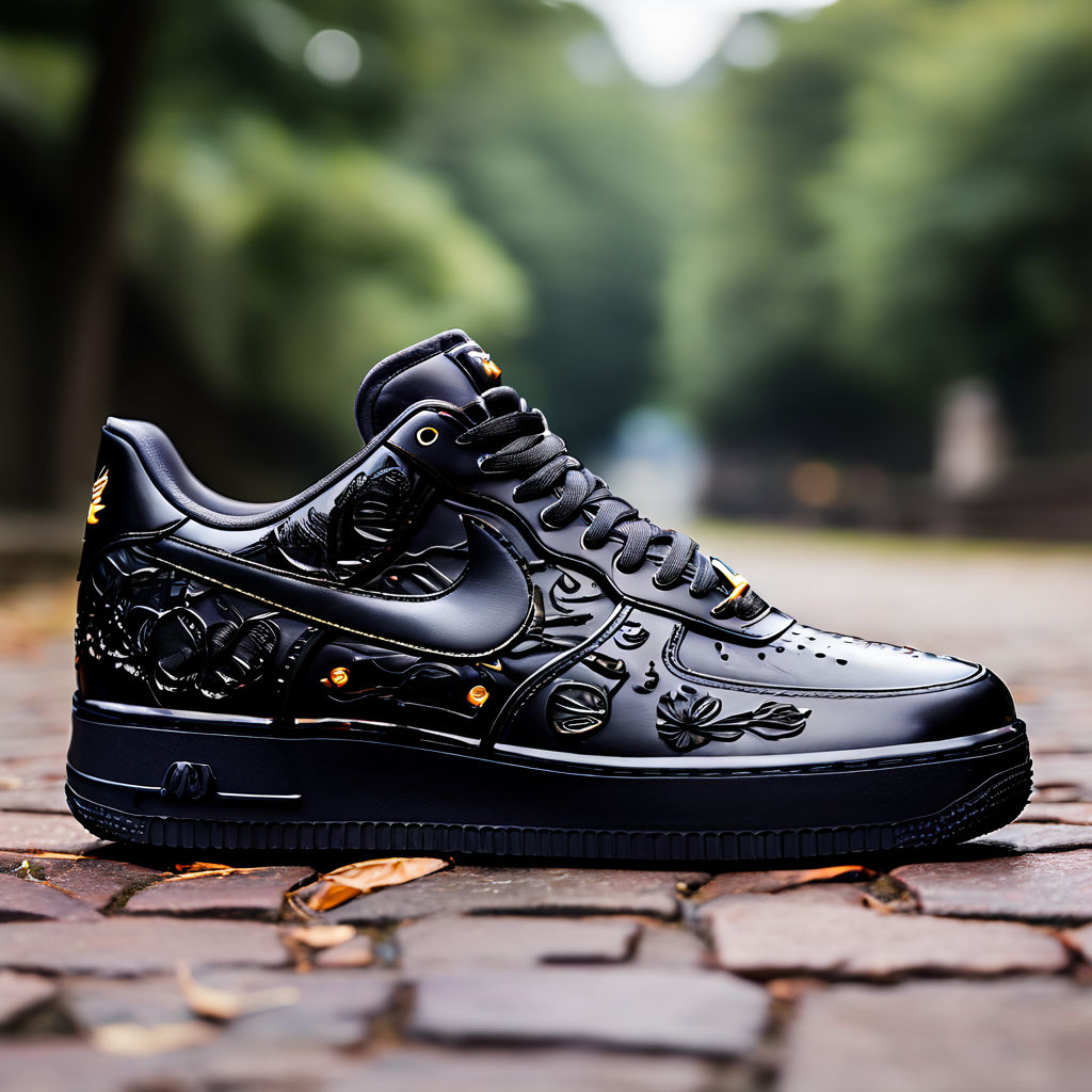 black nike airforce 1