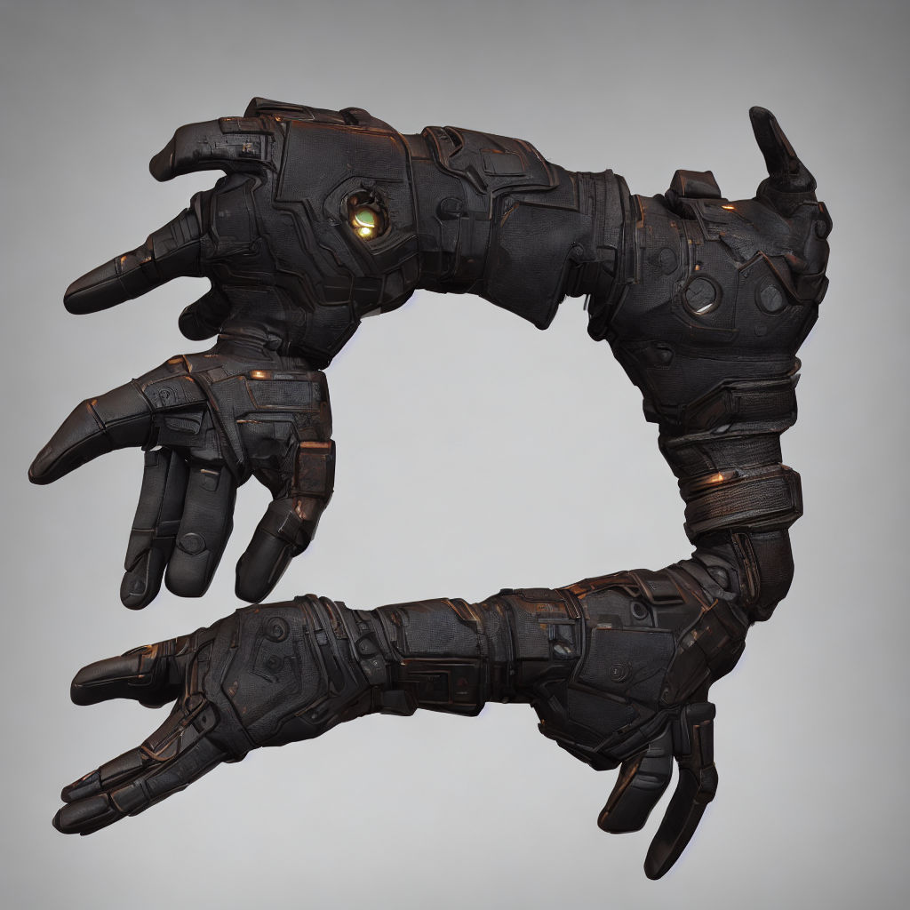 3d cyberpunk glove by Wylson & Company - Playground