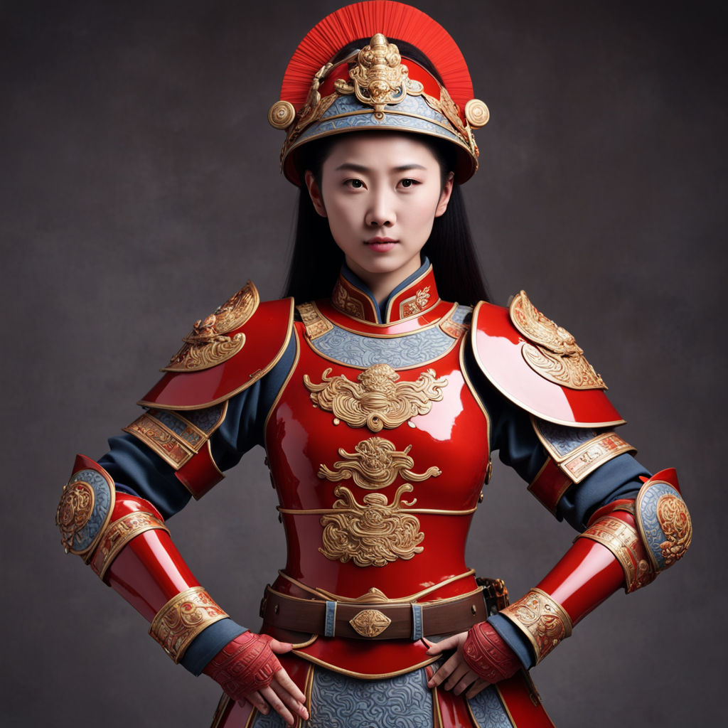 Showcasing the scenes of Chinese female soldiers in the mili... by