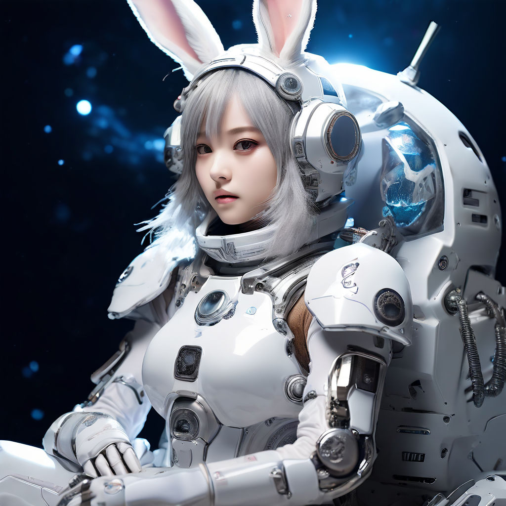 cyborg anime bunny girl