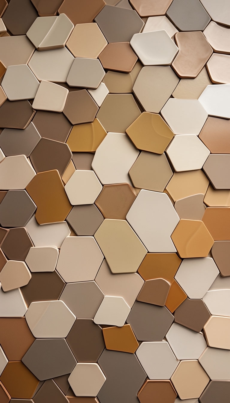 Elegant Hexagonal Tile Pattern Design Phone Case Cover