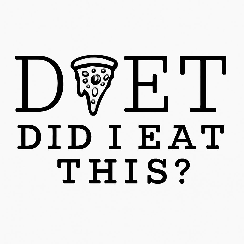 Playful Pizza-Themed Doet Did I Eat This? Sticker