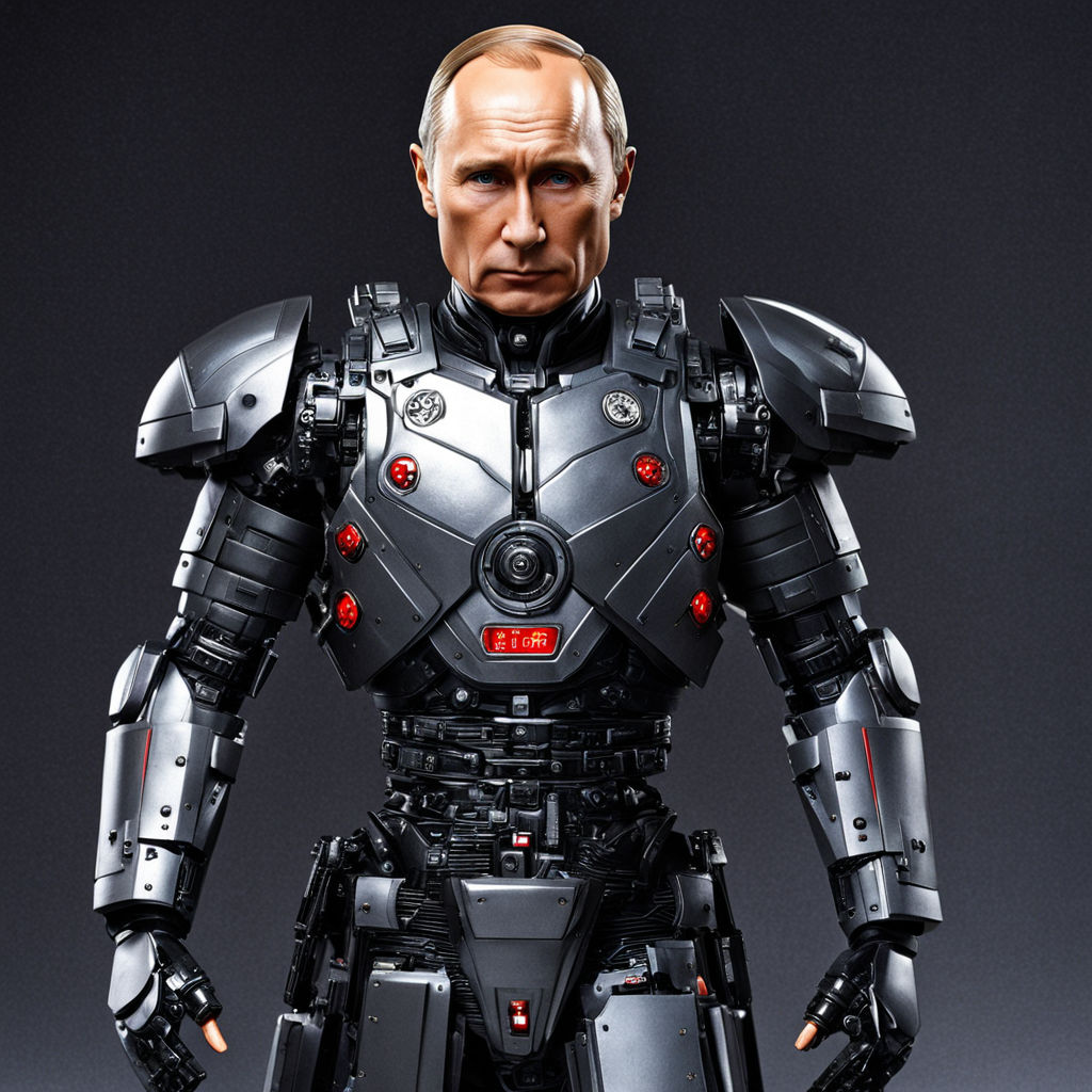 Vladimir Putin Cyborg Action figure by Noneofmee___ - Playground